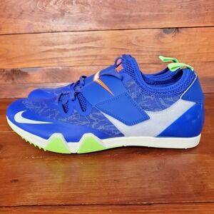 Nike Elite‎ Track & Field Spikes Men 9 Racer Blue Pole Vault AA1204-400 New